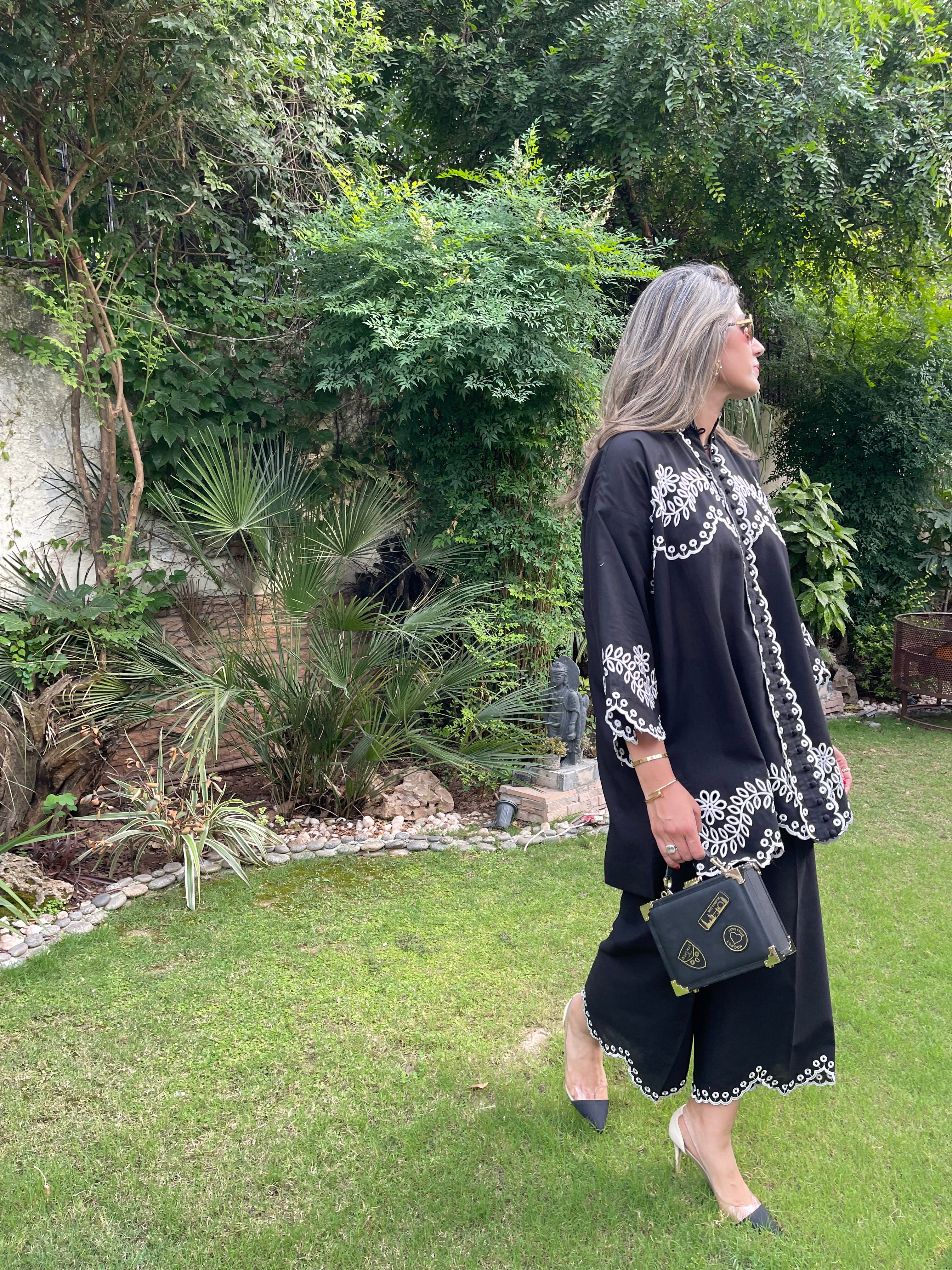 Black Cutwork