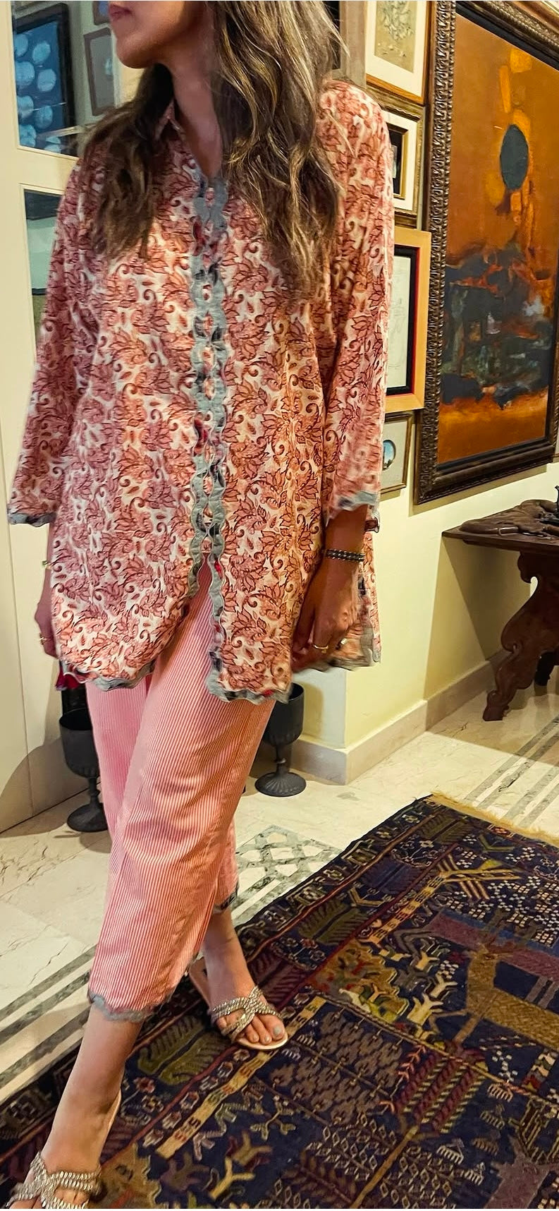 Blush Paisley Lawn Set