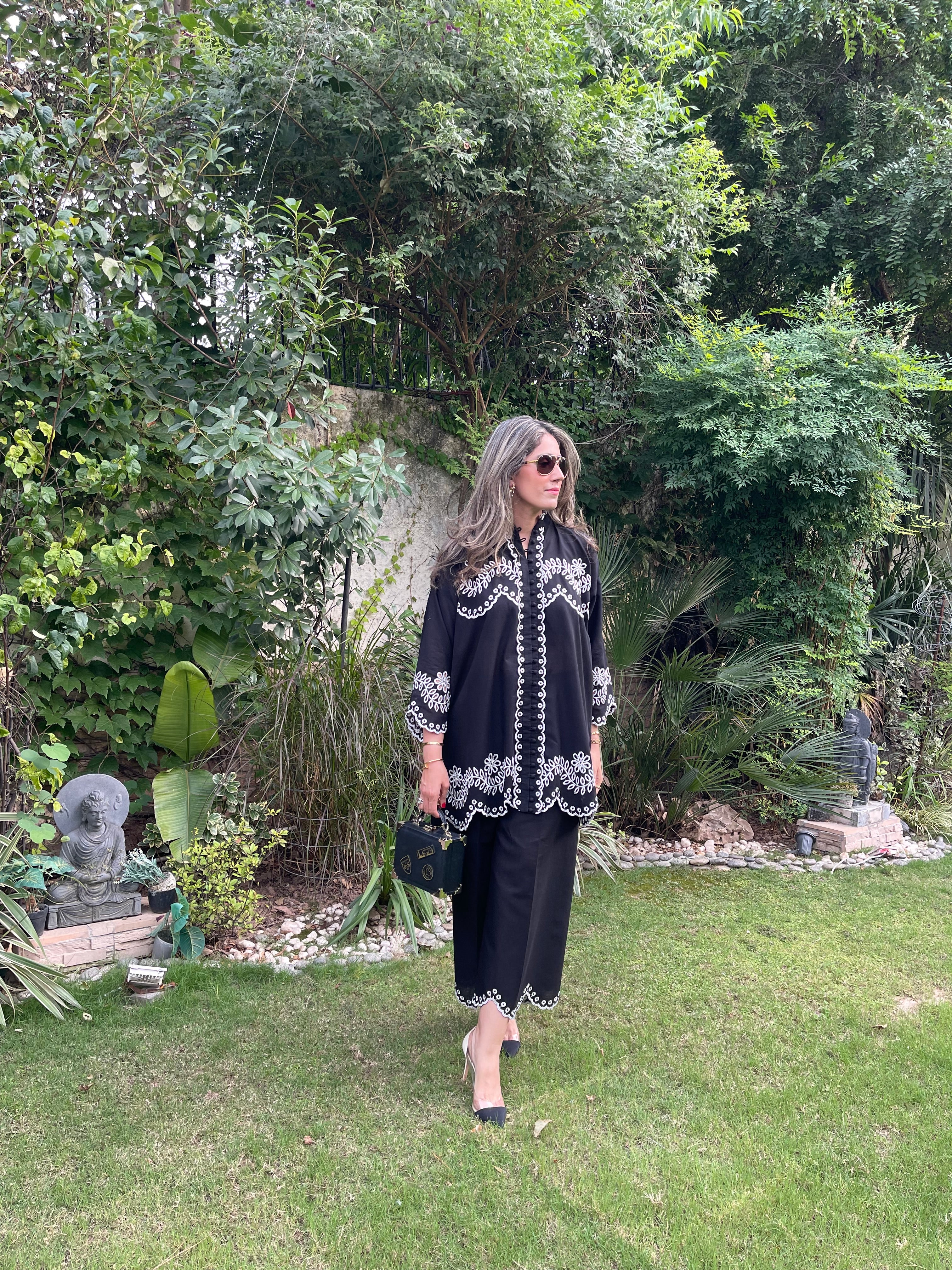 Black Cutwork