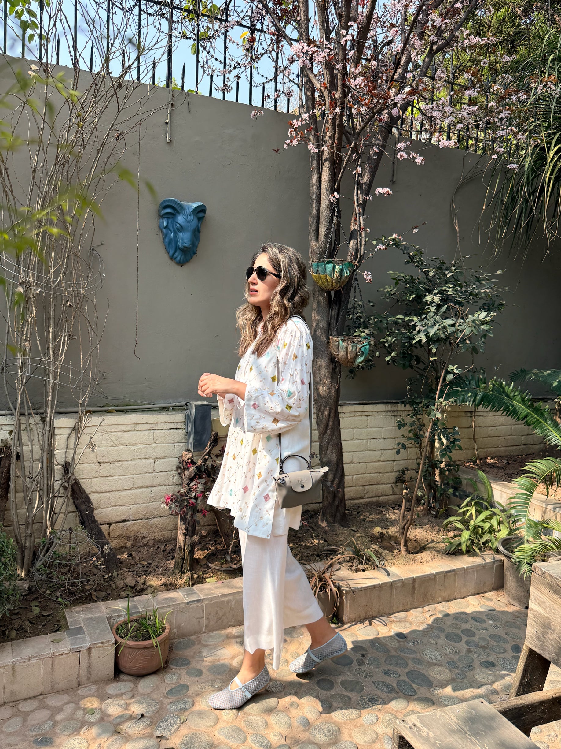 The Collar Kurta (Ivory)