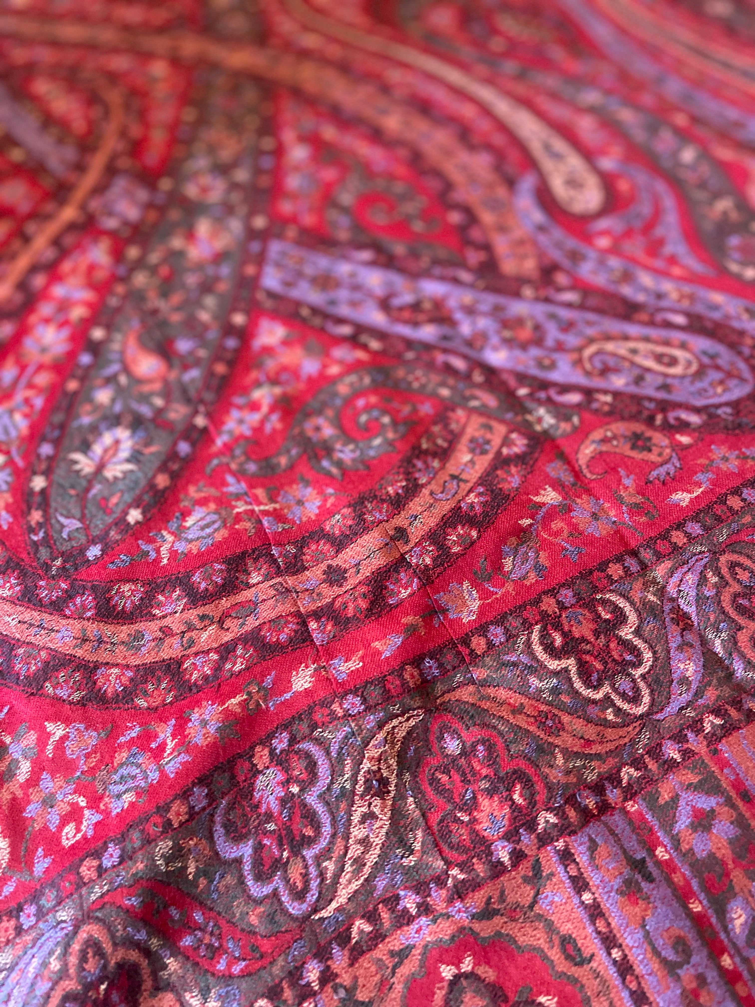 Magenta Pashmina Shawl