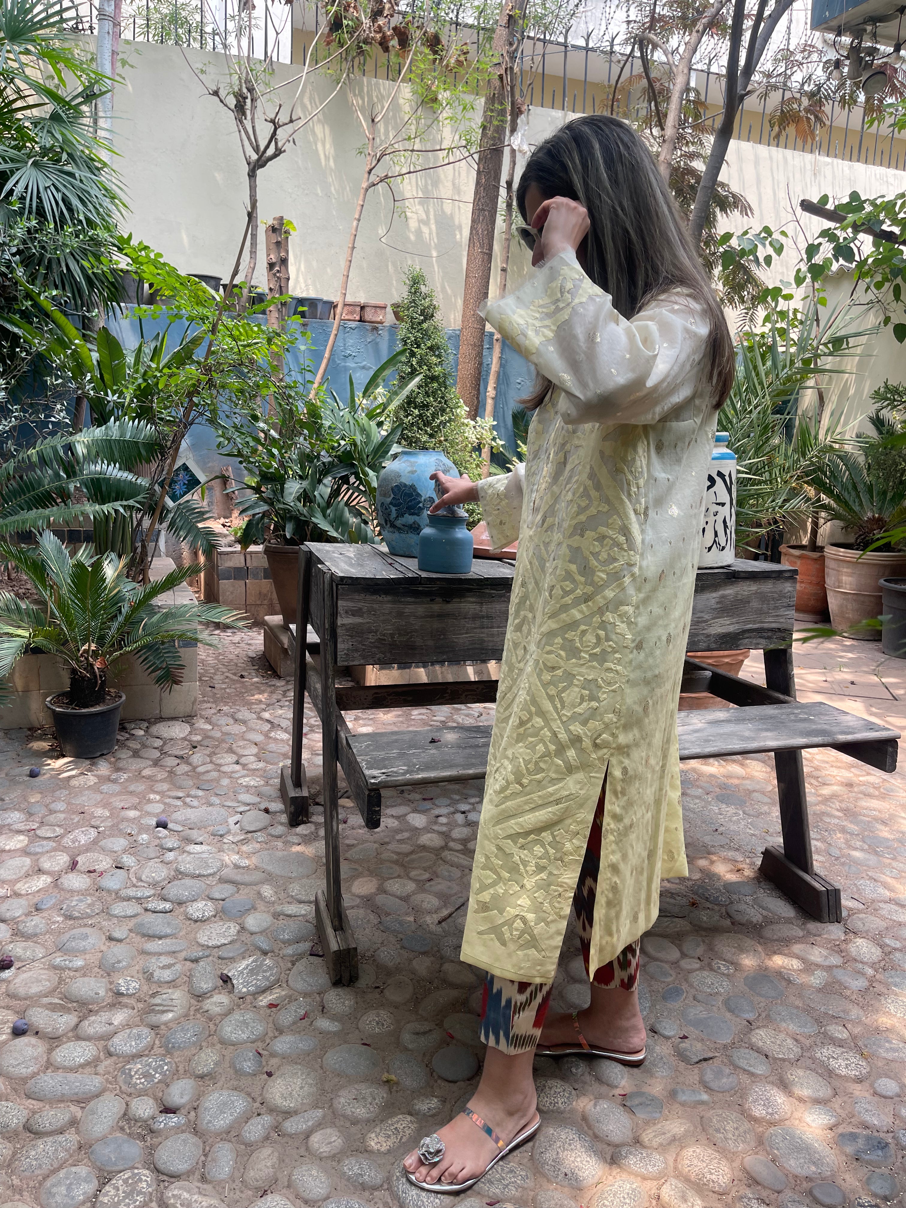 Rilli Kurta Butter Yellow