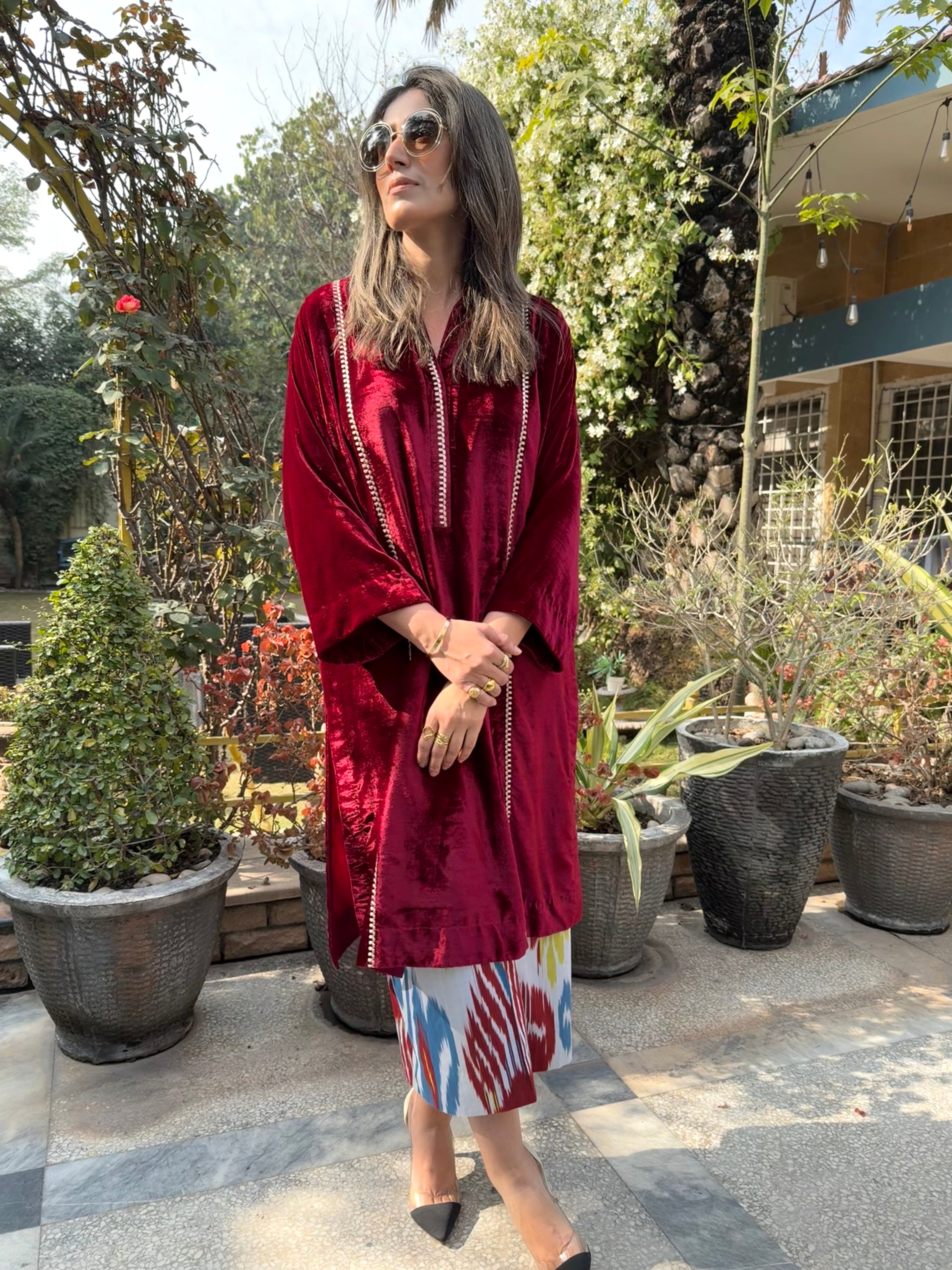 Velvet Kurta