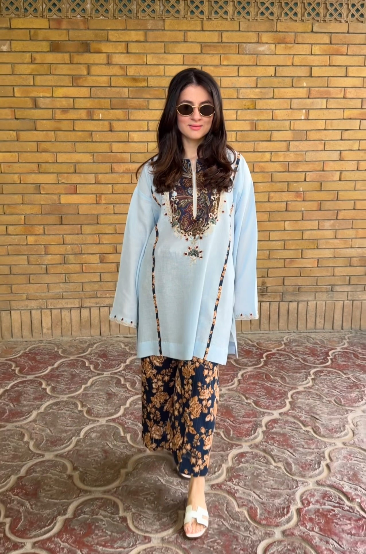 Paisley Applique Kurta