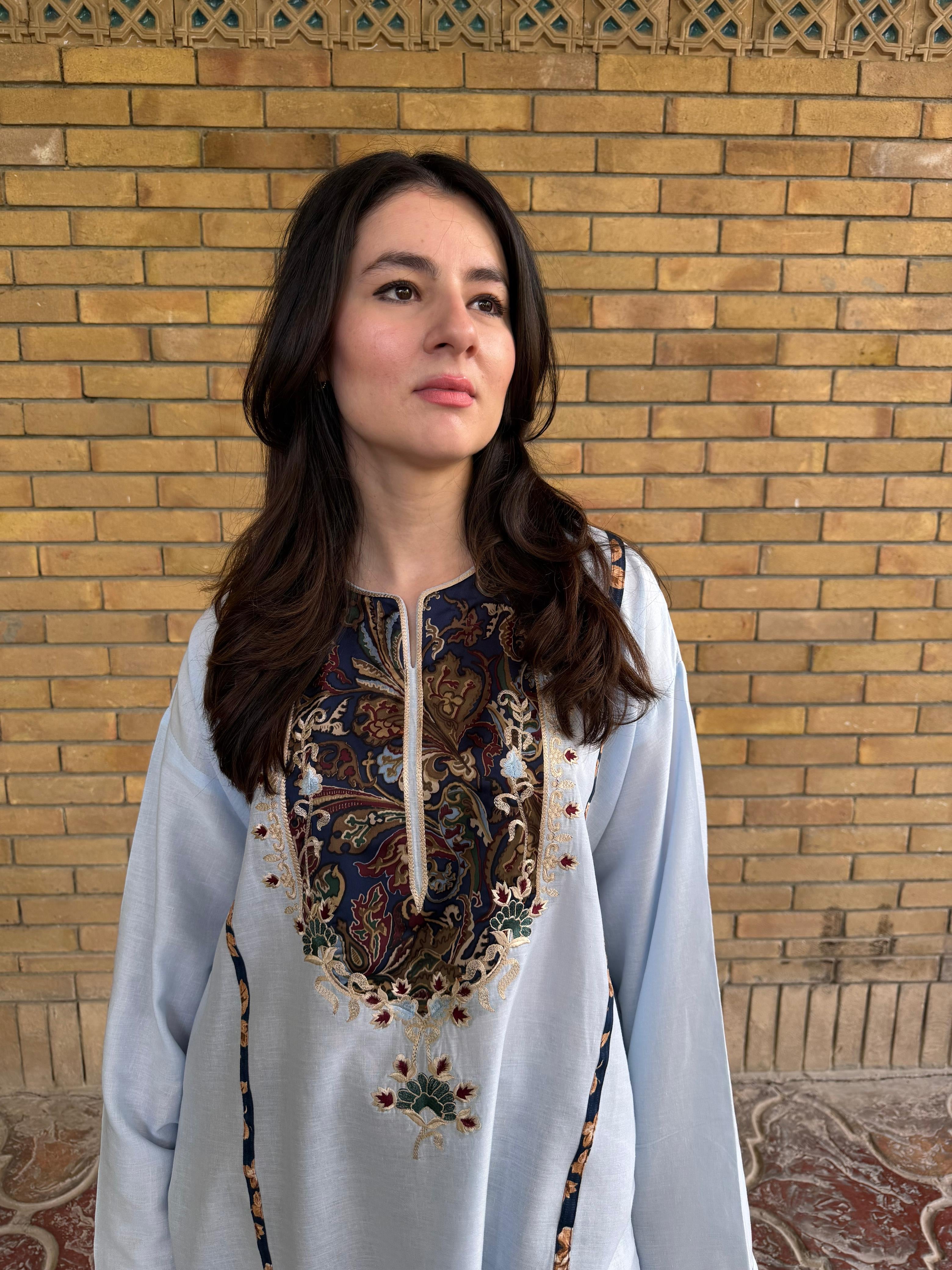 Paisley Applique Kurta