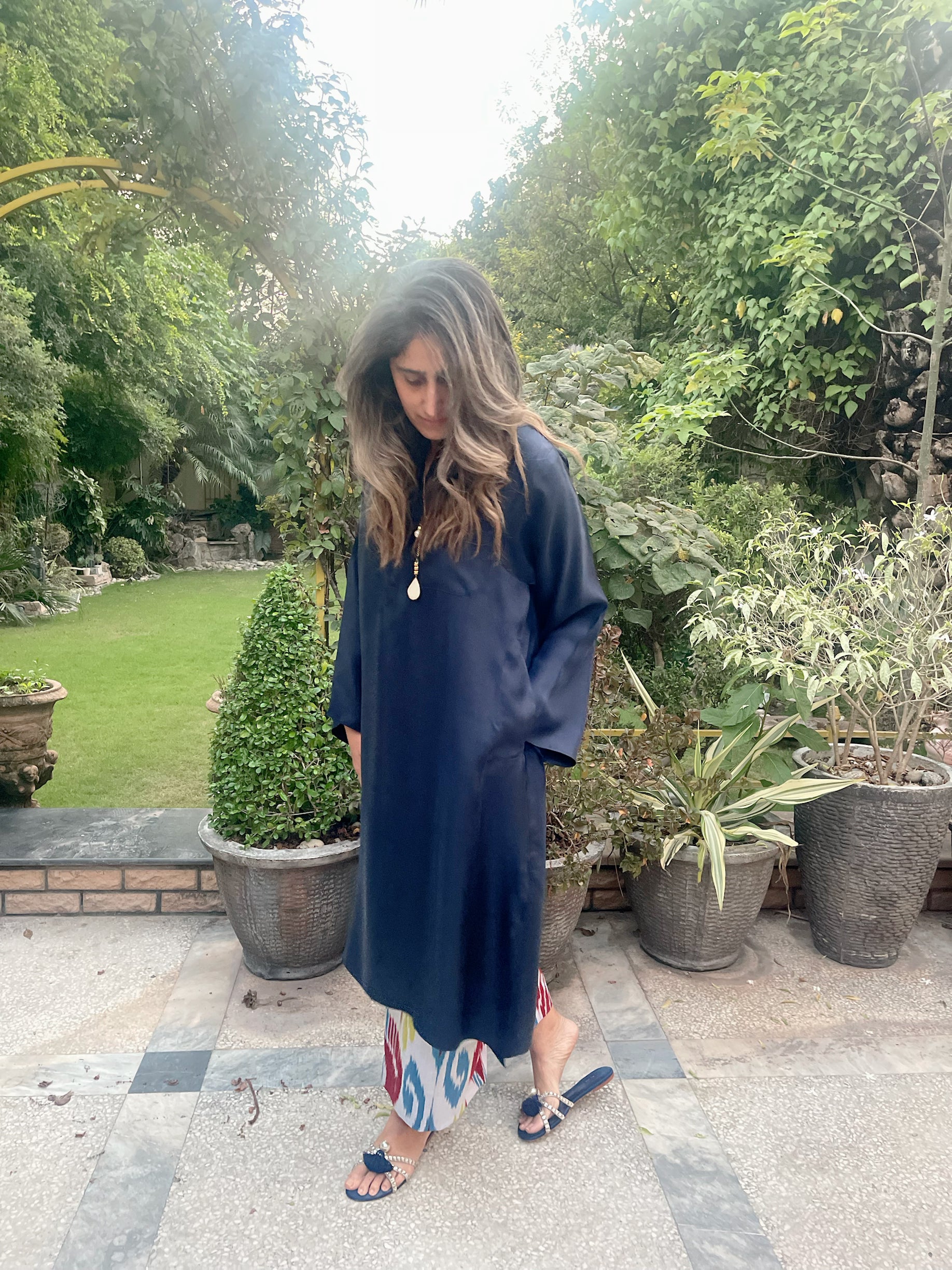 Ikat Silk Shirt